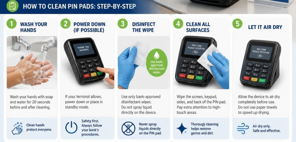 The Right Way to Approach EBT PIN Pad Cleaning