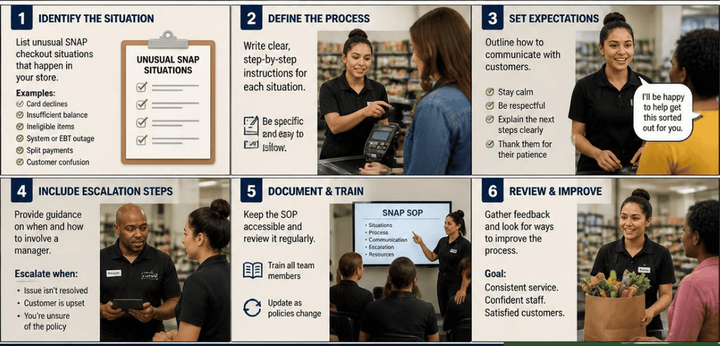 Unusual SNAP Checkout Situations Your SOP Must Cover