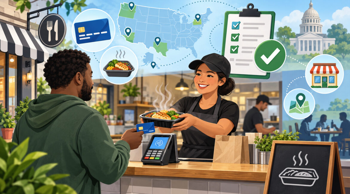 Restaurant accepting EBT for hot meals through the Restaurant Meals Program